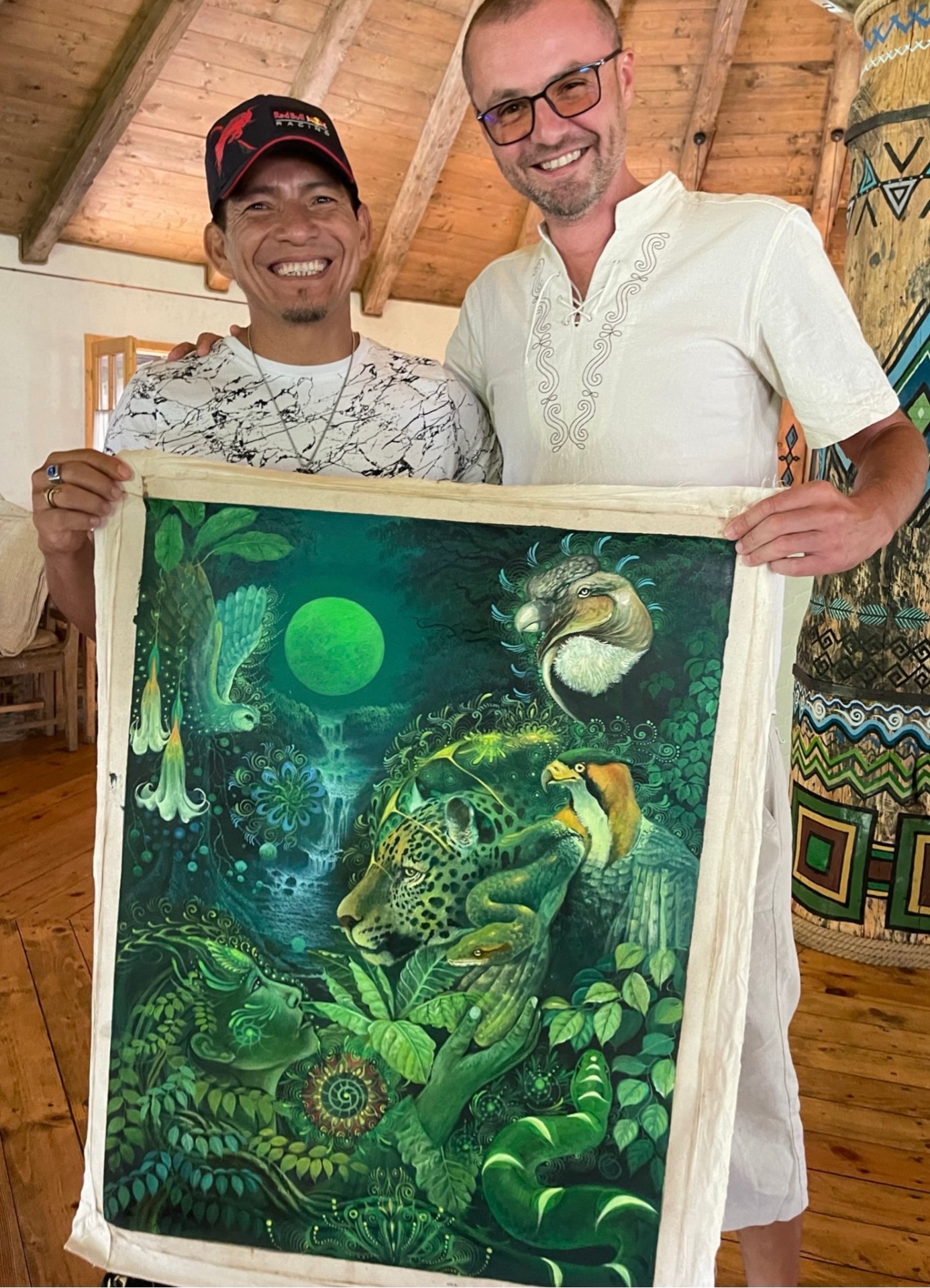Verde Sagrado with collector
