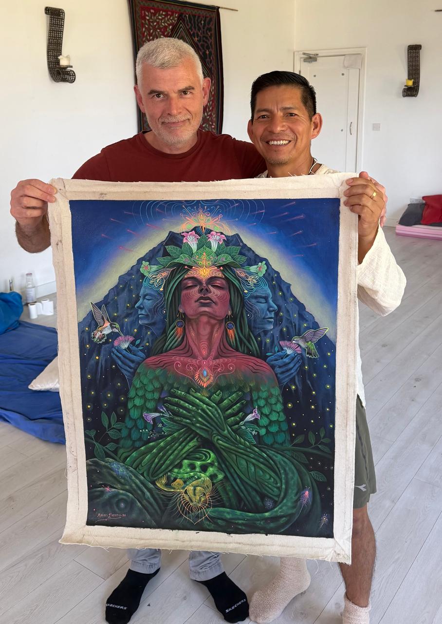 Pacha Mama with collector