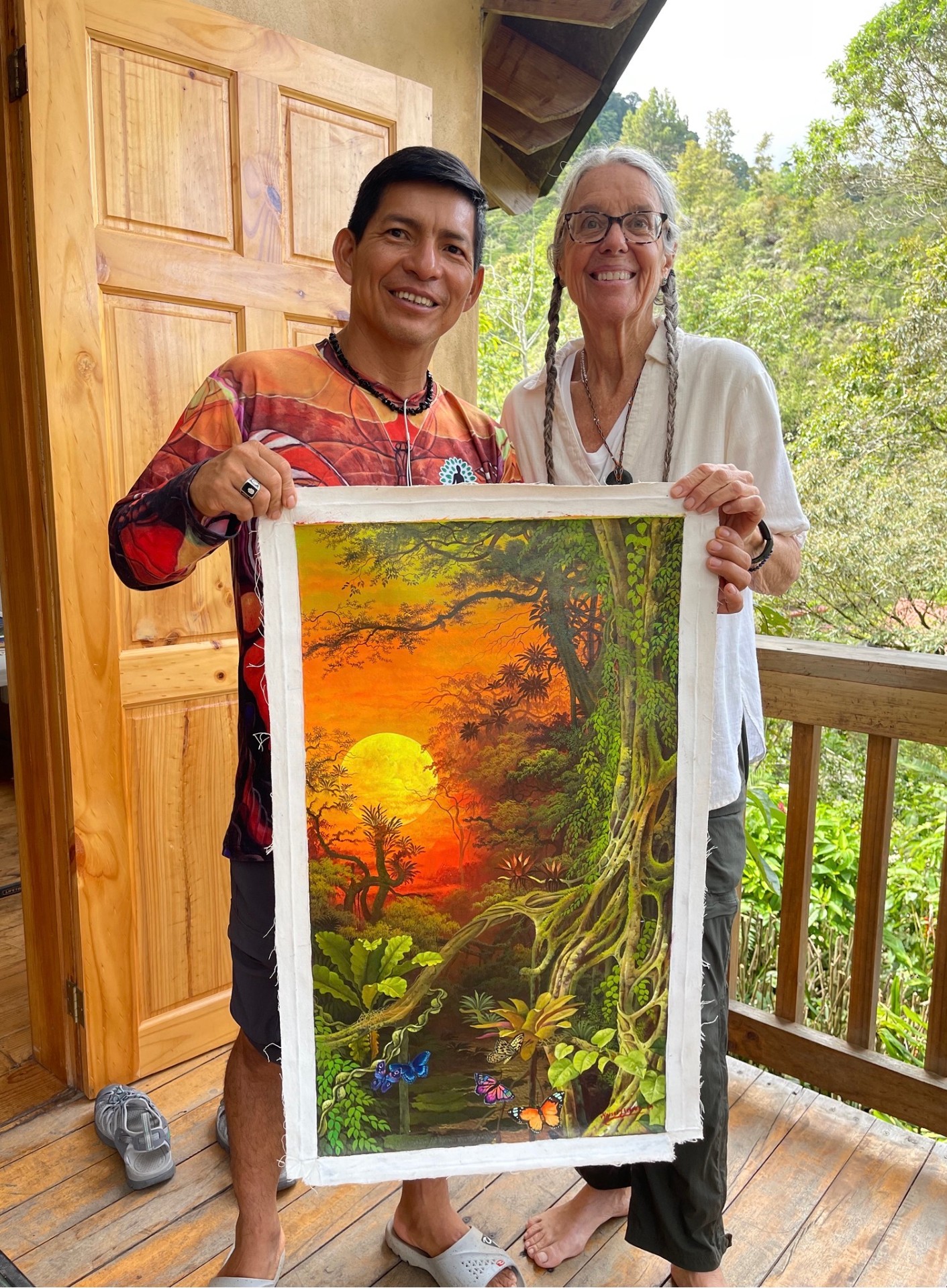 Sol de Fuego with collector